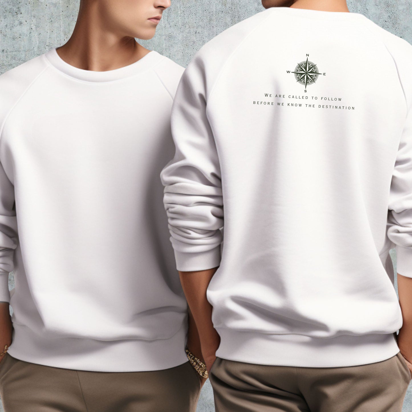 Called to follow Christian t-shirt, winter gift for him/her, warm soft long sleeved top,