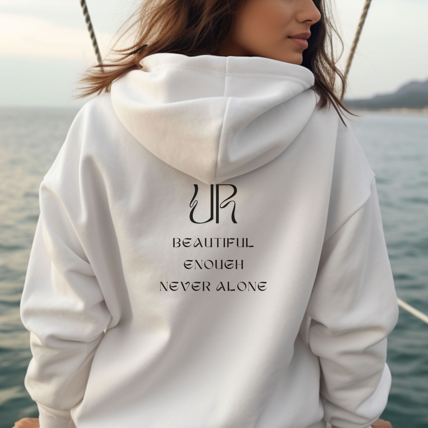 U R Beautiful hoodie, Heavy Blend™ Hooded Sweatshirt, Inspirational winter top, Motivational top