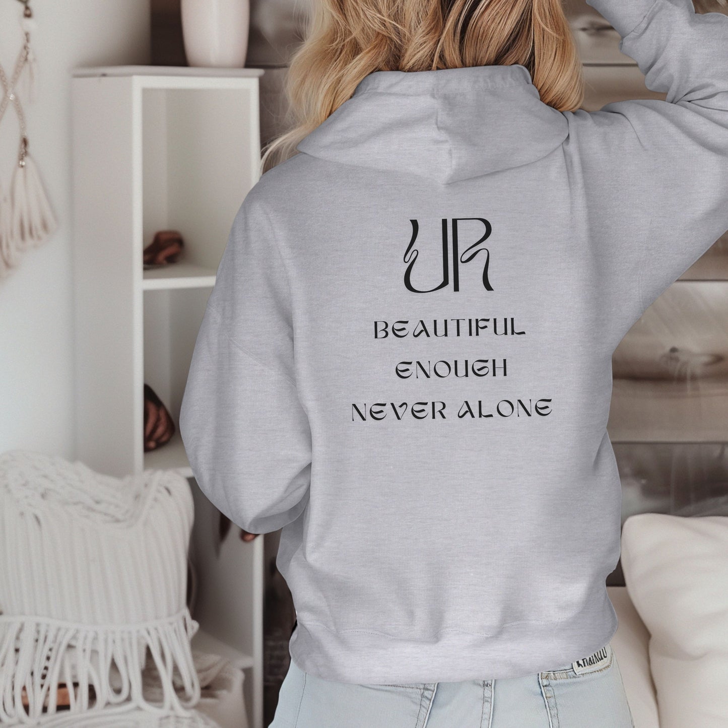 U R Beautiful hoodie, Heavy Blend™ Hooded Sweatshirt, Inspirational winter top, Motivational top