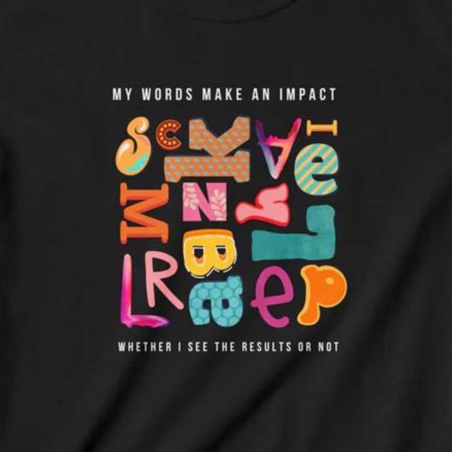 Kids Words Make an Impact Heavy Cotton™ Tee, Inspirational Kids T-shirt, Kindness, Antibullying