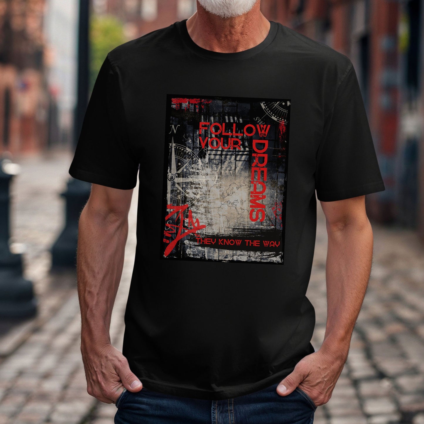 Follow our dreams t-shirt, Unisex inspirational t-shirt, trendy grunge tee, faith t-shirt, success apparel, motivational gift,